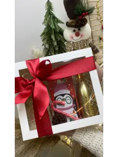 Box - Versión navideña para dama con vino