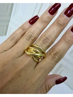 Anillo maxi - Diseño enredado