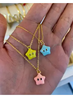 Collar Dije de Estrellas