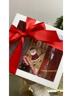 Box - Versión navideña para dama con vino