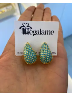 Zarcillos Gotas Azules