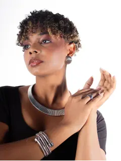 Set de collar enchapado