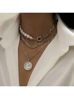 Collar en capas estilo Bohemio