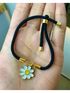 Pulseras de cordón con dijes estilo casual