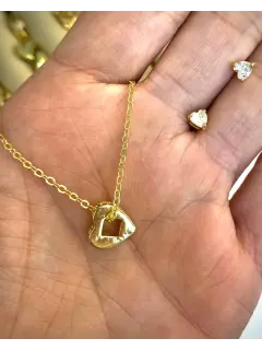 Set de corazón silueta