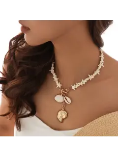 Collar caracol marino