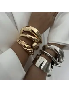 Brazaletes estilo clásico - irregular