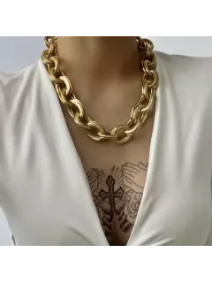 Collar doble anillos - estilo elegante