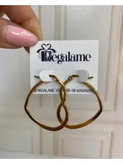Argolla de corazón - Baño de oro
