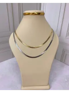 Collar-  Tejido culebrita