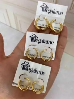 Argollas medianas - Textura lisa. Al mayor